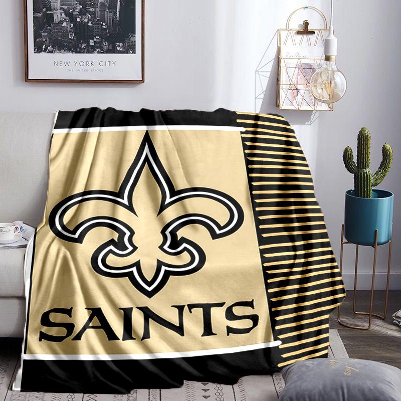 Who Dat Nation Football Blanket Lightweight Flannel Bedding Blanket Perfect for Travel, Camping, Living Rooms, Offices, Sofas, Fan Christmas gift
