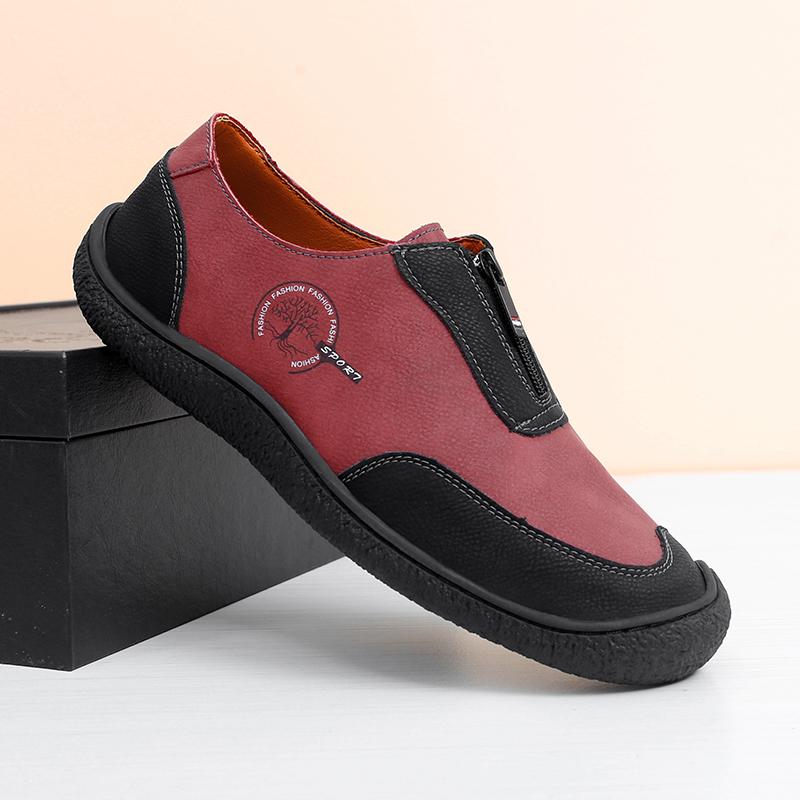 

Модная брендовая мужская удобная и повседневная обувь на мягкой подошве для весны и осени, мужская спортивная обувь сшитая вручную для активного отдыха на открытом воздухе с противоскользящим покрытием 38