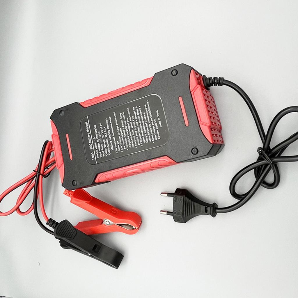 12V6A Intelligent Charger Maintenance Free Motorcycle Electric Vehicle Battery 12V Voltage Charger