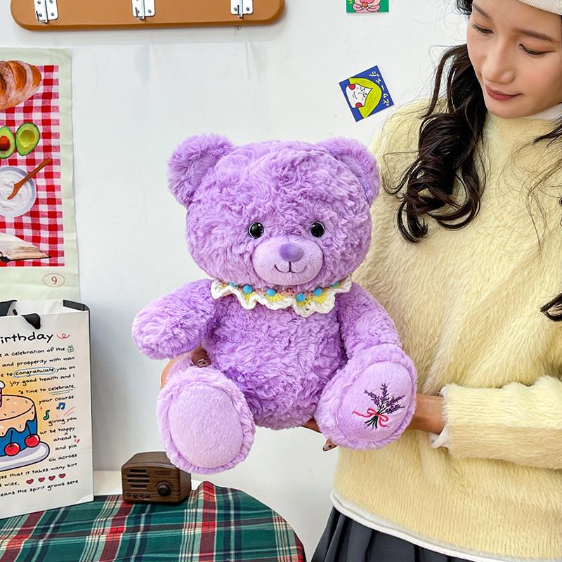 Peluche Orso Puff Abbracciabile Con Imbottitura in Cotone PP Per Bambini e Collezionisti