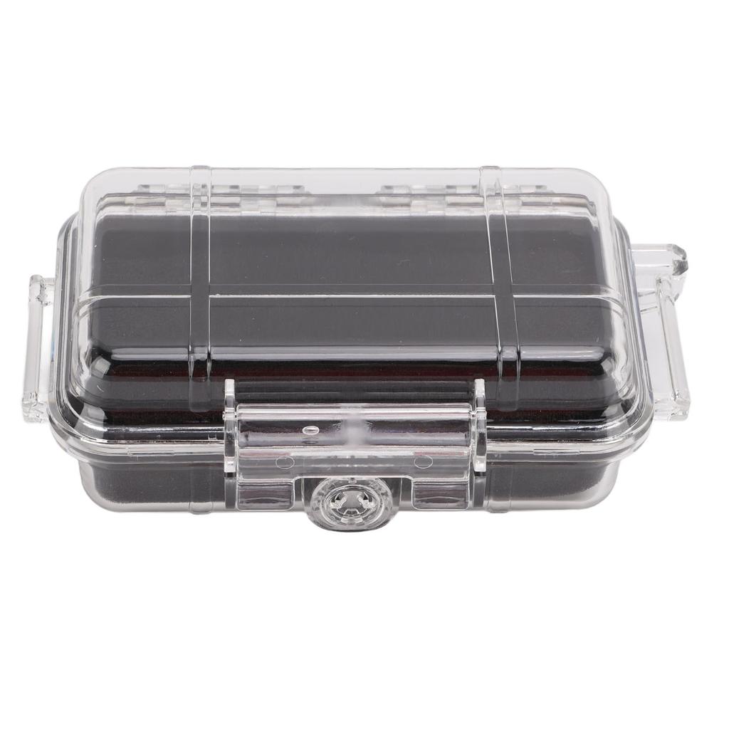 Plastic Shockproof Box with Shock Absorption Liner Outdoor Waterproof Airtight Case Transparent