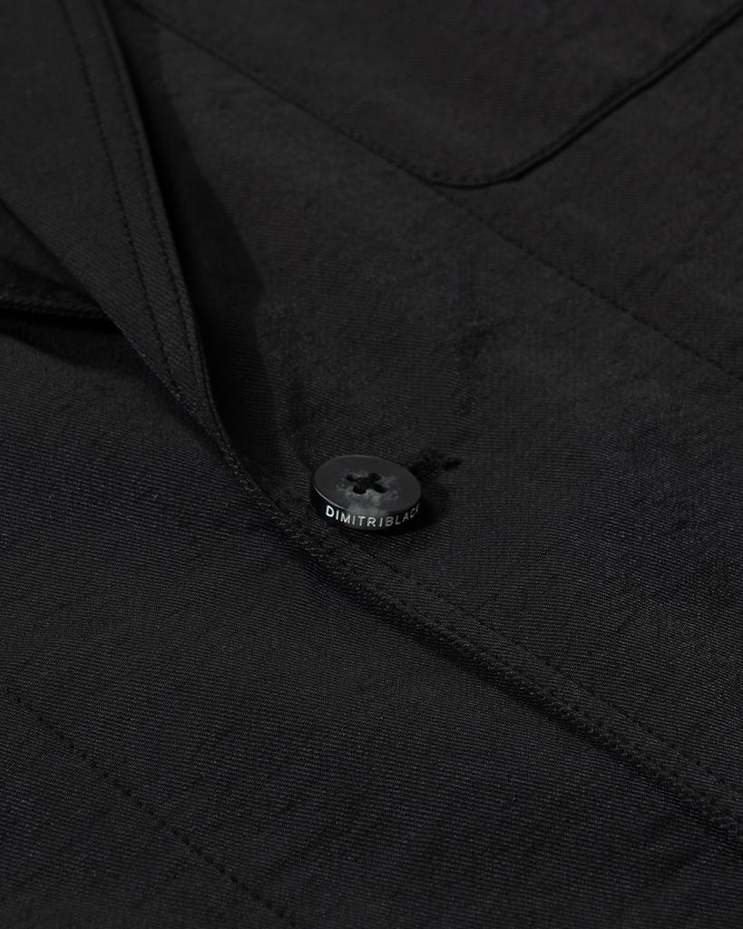 Dimitri Black Sidefix Shooting Blazer Jacket_Black