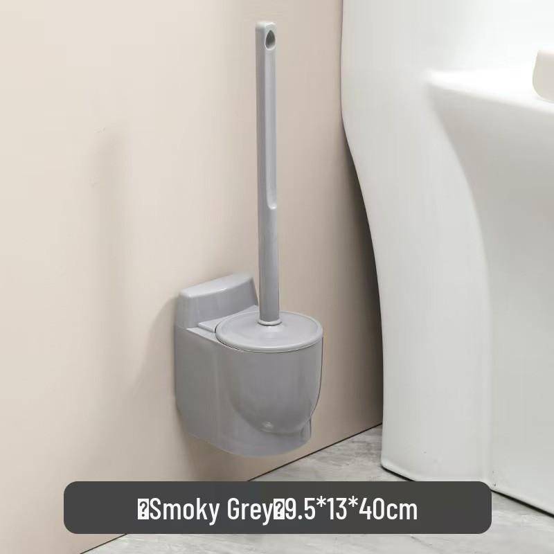 Wandmontiertes Toilettenbürsten-Set ohne tote Winkel