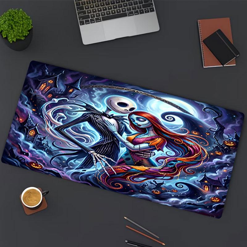 The Nightmare Before Christmas Print Mouse Pad, for Keyboard Pad Laptop PC Mat for Office Home Use, Desk Decor, Perfect Birthday Gift for Gamers