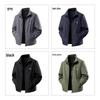 paul frank Men's Casual Stand Collar Windproof Jacket