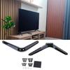TV Legs Replacement TV Stand Antislip & Antiscratch Pads Easy Installation TV Pedestal Feet Hole 17-20mm