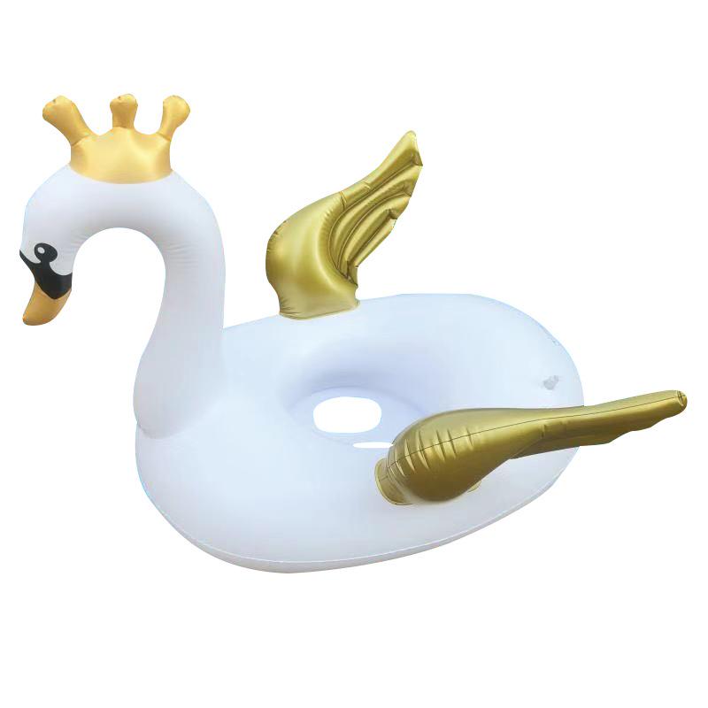 Pogrubione PVC Nadmuchiwane Zwierzęce Kółko do Pływania - Uroczy Wzór Tygrysa i Żółwia dla Dzieci