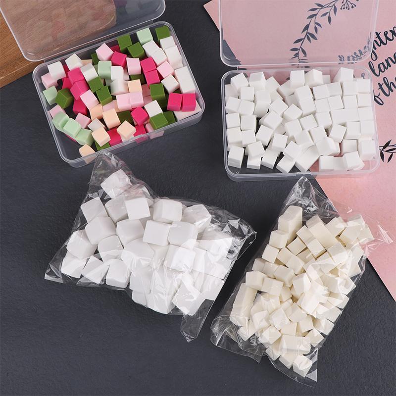 20/30/50/100Pcs 1/1.5Cm Soft Sponges Gradient Nail Art Stamper Tools Color Fade Manicure Diy Creative Nail Accessories