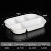 ZISIZ Melamine Divided Fast Food Tray