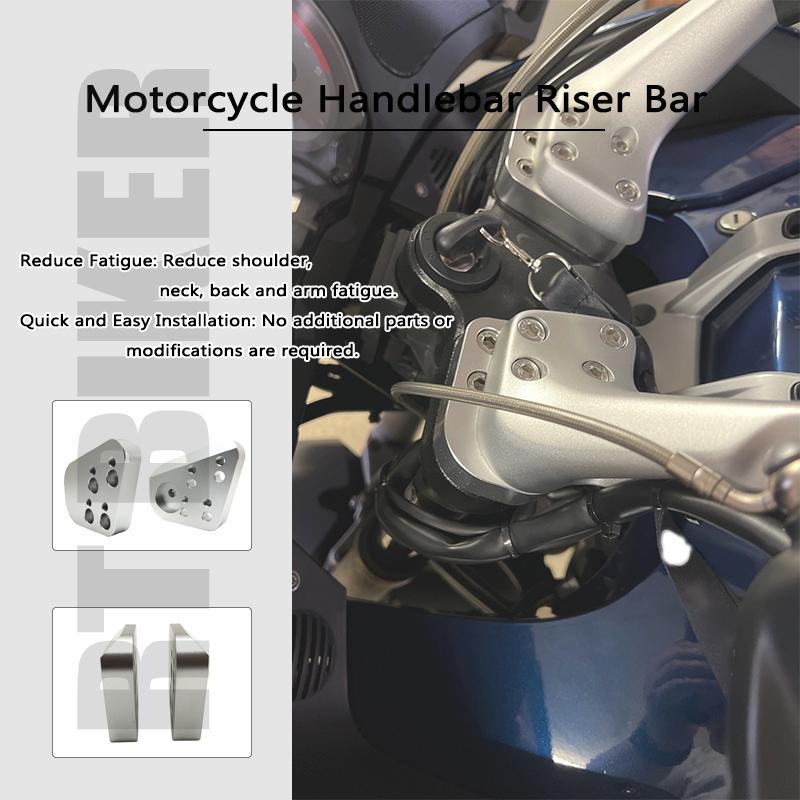 Motorcycle Handlebar Risers Height Up Adapters For BMW R1100R R1100RT R1150R R1150RT R1200RT R 1100R 1100RT 1150R 1150RT 1200RT