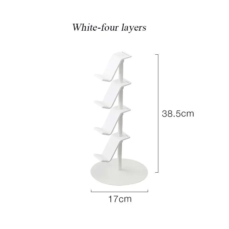 Adjustable Controller Storage Rack 3/4 Layers Gaming Headset Hanger Desktop Organizer with Non-slip Gasket And Stable Base