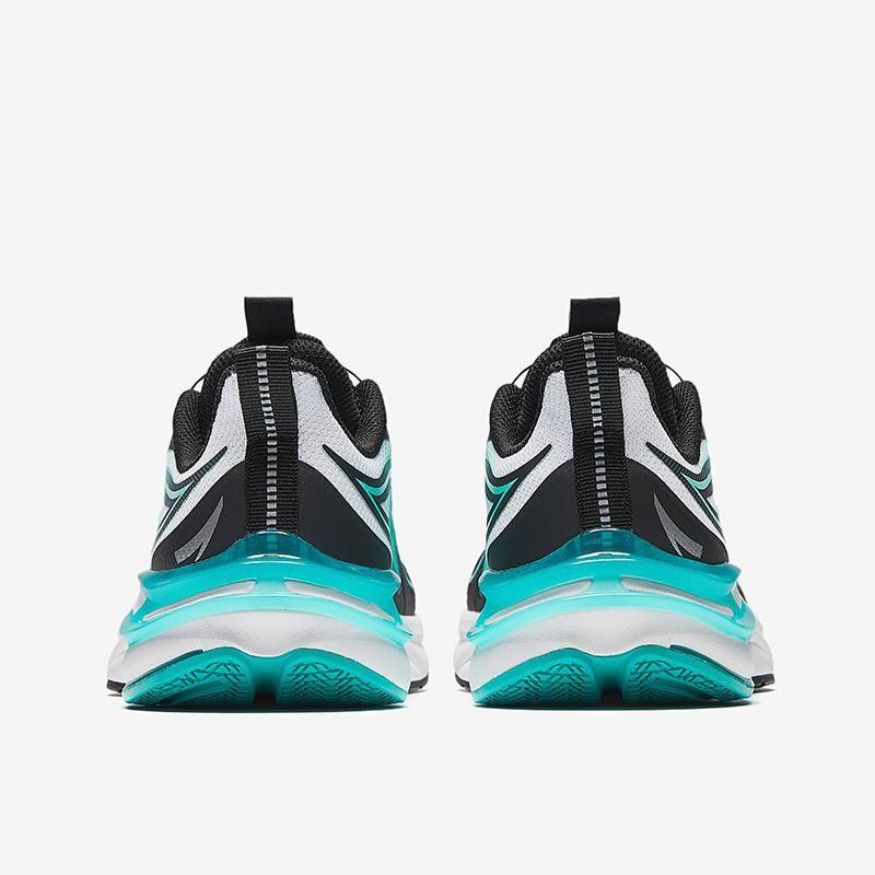 Anta Kids Flame Trendy Fashion Lightweight Shock Absorbing Low Top Running Shoes Men Running Shoes Black Green 312515517-2