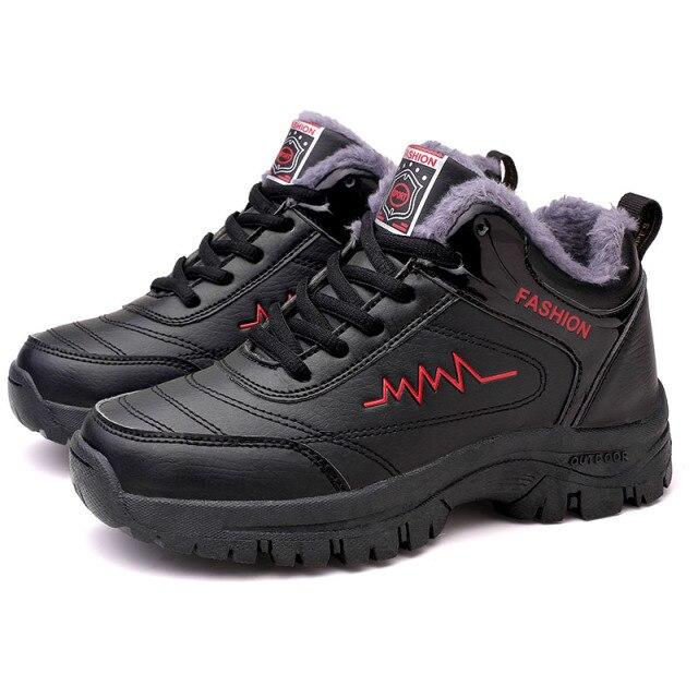 Ao ar livre à prova dwaterproof água caminhadas botas das mulheres dos homens sapatos de inverno caminhada escalada sapatos de montanha botas esportivas caça dos homens tênis