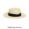 Summer seaside beach vacation wind photo big brim lace flower straw hat women's versatile simple sunshade sunscreen hat