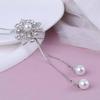 Autumn/Winter Korean Flower Pendant Long Necklace for Women