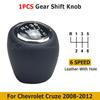 5/6 Speed Hand Speed Ball Gear Shift Knob Gaiter Boot Dustproof Cover For Chevrolet Chevy Cruze 2008 2009 2010-2012