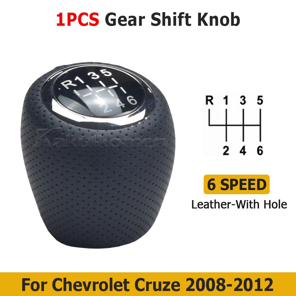 5/6 Speed Hand Speed Ball Gear Shift Knob Gaiter Boot Dustproof Cover For Chevrolet Chevy Cruze 2008 2009 2010-2012