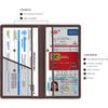 TOURSUIT Car Registration And Urance Card Holder, Vehicle License Document Glove Box Compartment Organizer, Essential Car Wallet Case For Driver Auto