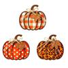 Thanksgiving Fall Decorations Wooden Pumpkin Autumn Decors in Wood for Fall Arrangements Across Dining Tables, Shelves, Entryways, and Home Desks