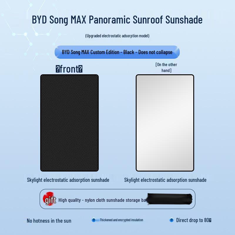 BYD Seal Tang Han Suede Heat Insulation Sunroof Shade