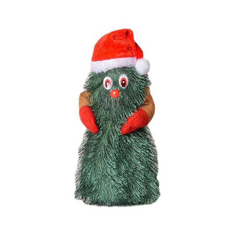 Albero di Natale Danzante con Musica Bambola Cantante di Natale Bambola Albero di Natale Elettrico Oggetto Scherzo Rotante Giocattolo per Bambini