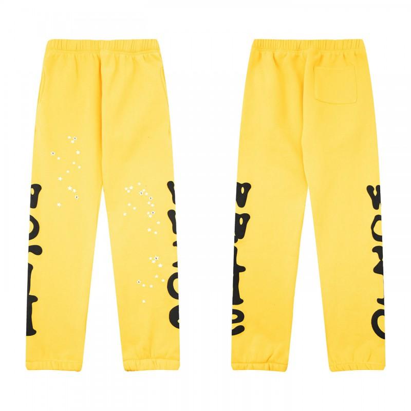 Sp5der Spider Web Foam Print Fleece Hoodie Loose Fit Hip Hop Sweatshirt Men Women