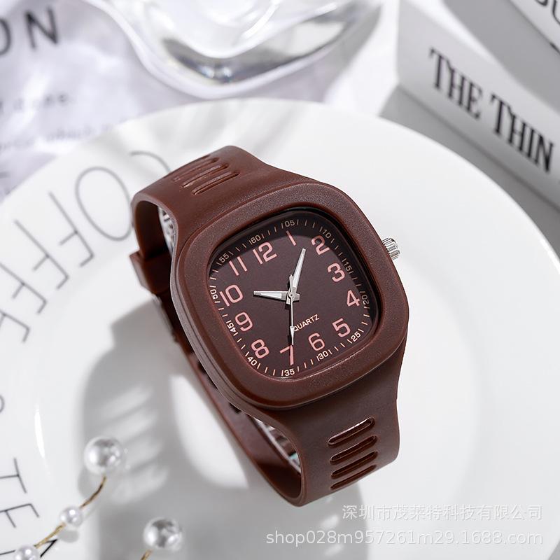 Fashion Women Watches Squartz Large Dial Watch Women Luxury Ladies Quartz Wristwatches Silicone Female Clock Relogio Feminino