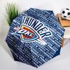 Thunder Basketball Team Umbrella 8-Frame for Travel, Camping, Casual Lightweight Portable Umbrella, Essential for Every Family Holidays Gift