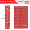 Screw Nut & Bolt Thread Checker and Measuring Gauge