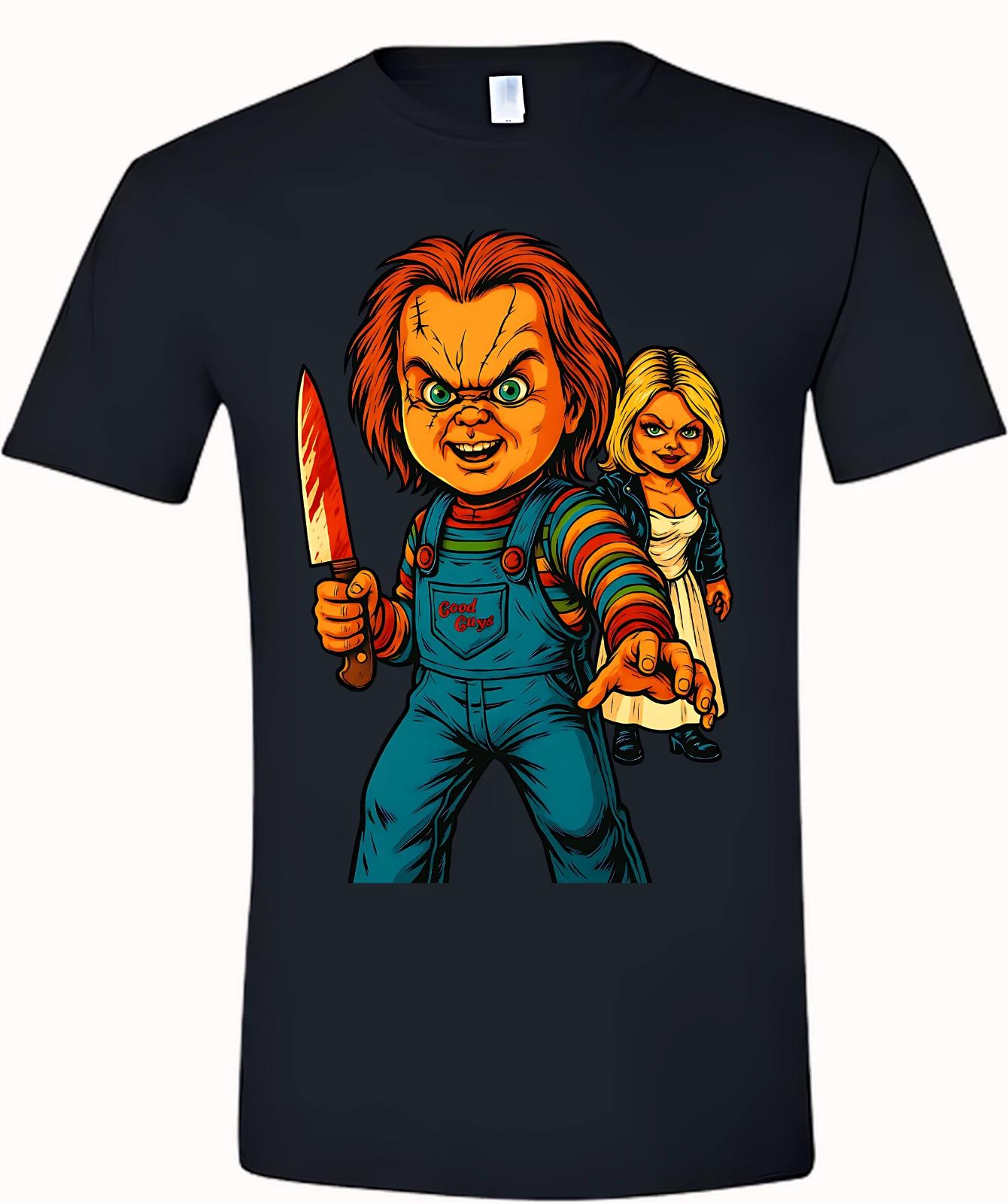 Chucky s Bride Halloween Theme Short Sleeve T-Shirt 3XL
