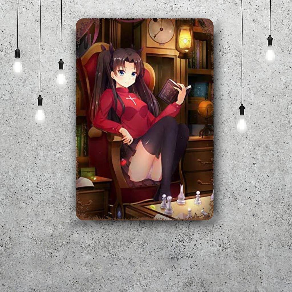 rin tohsaka Decor Vintage Metal Signs Tin Signs Captain Poster Decor for Bar Pub Club Man Cave Wall Decoration