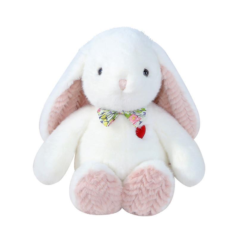 Plush Bunny Toy With Soft Polyester Filling For Comforting Kids And Sleep Support
