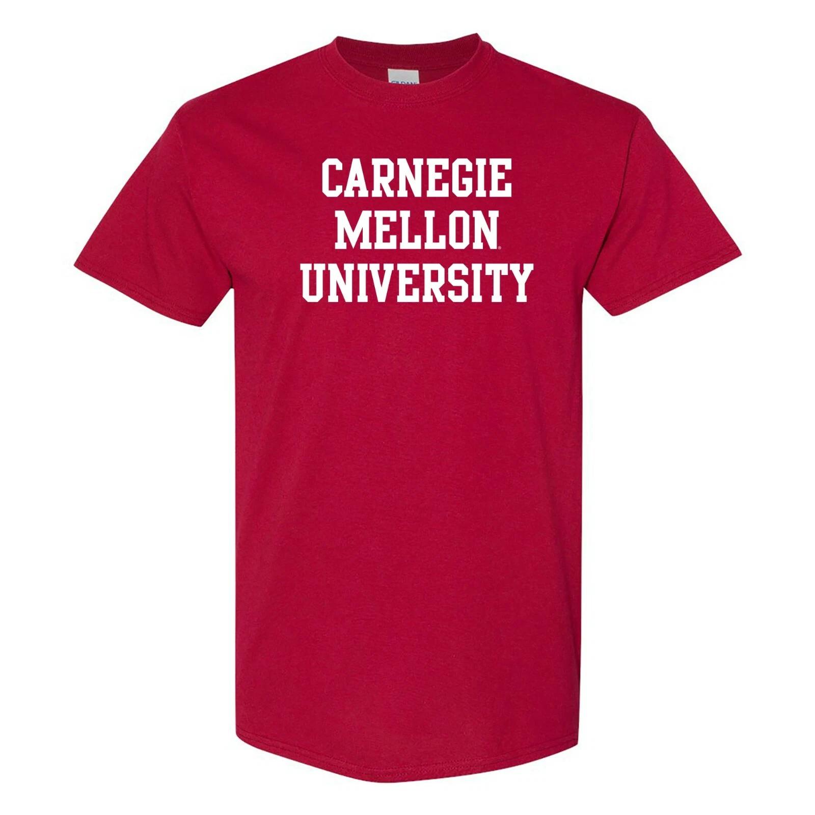 Carnegie Mellon University Tartans Basic Block - NCAA Sports Team T-Shirt S