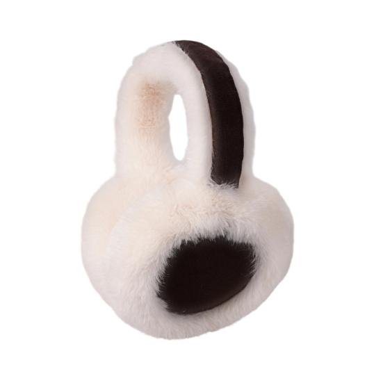 Winter Earmuff for Women Girls Foldable Fluffy Ear Warmer Soft Faux Fur Warm Ear Cover for Cold Weather Outdoors
