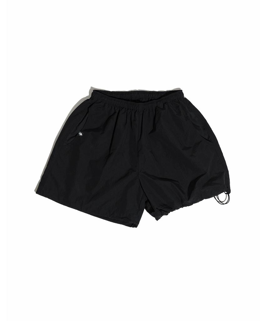WHILE Half Balloon Climbing Pants Summer Hiking Shorts With Drawstring (Coal Black)