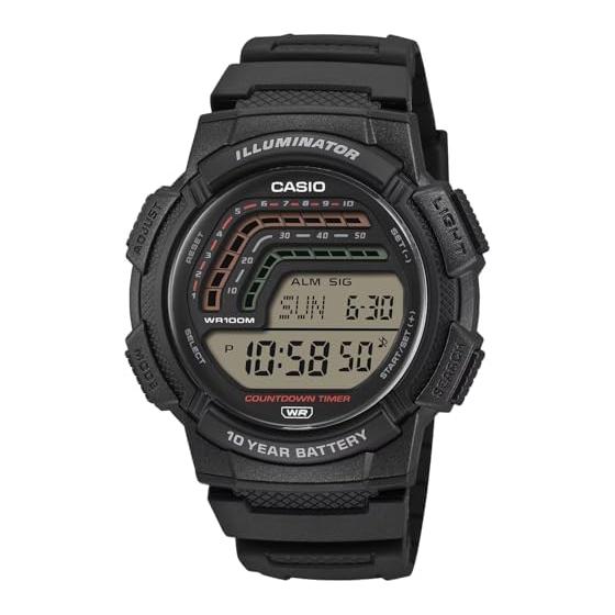 [Casio] CASIO Стандартные цифровые часы WS-1800-1AV Мужские Черные Зарубежная модель [Параллельный импорт]