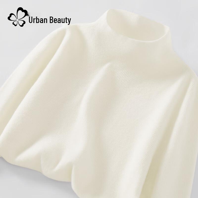 Urban Beauty Women's Semi-Turtleneck Knit Top