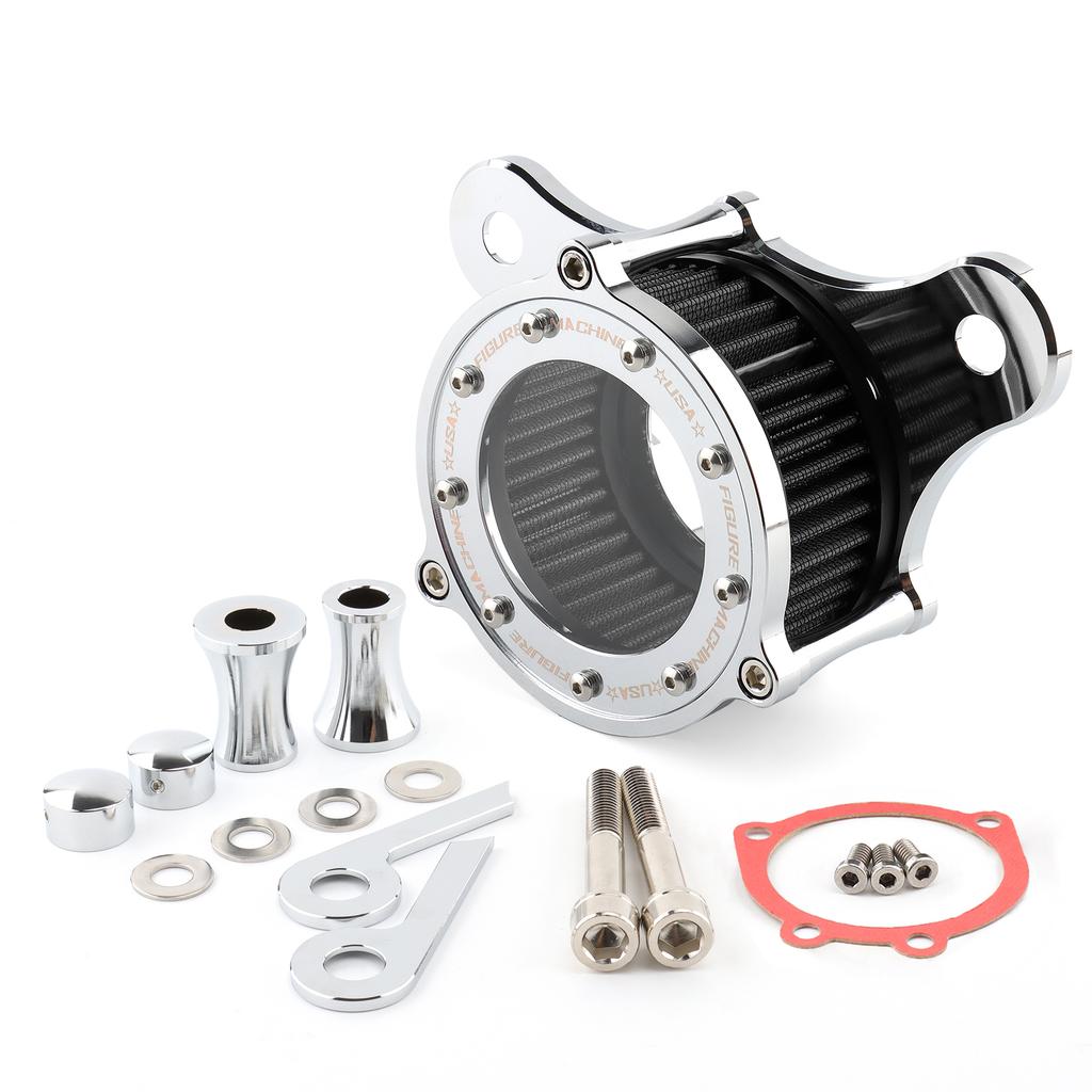 Motorcycle Air Filter Intake Cleaner System Kit For Harley Touring Road King Ultra Limited Dyna Super Glide Softail Night Train