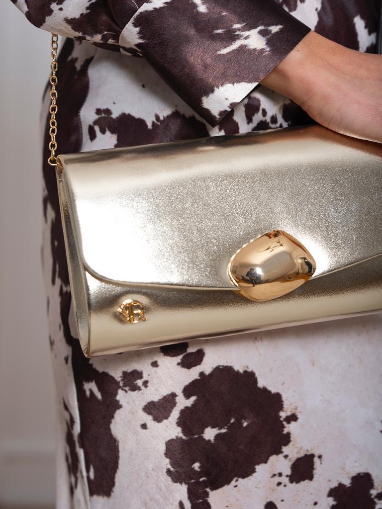 Clutch Bag R-XS022-4252 Light Gold