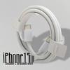Braided Dual Type-C Fast Charging Cable for iPhone 15/16
