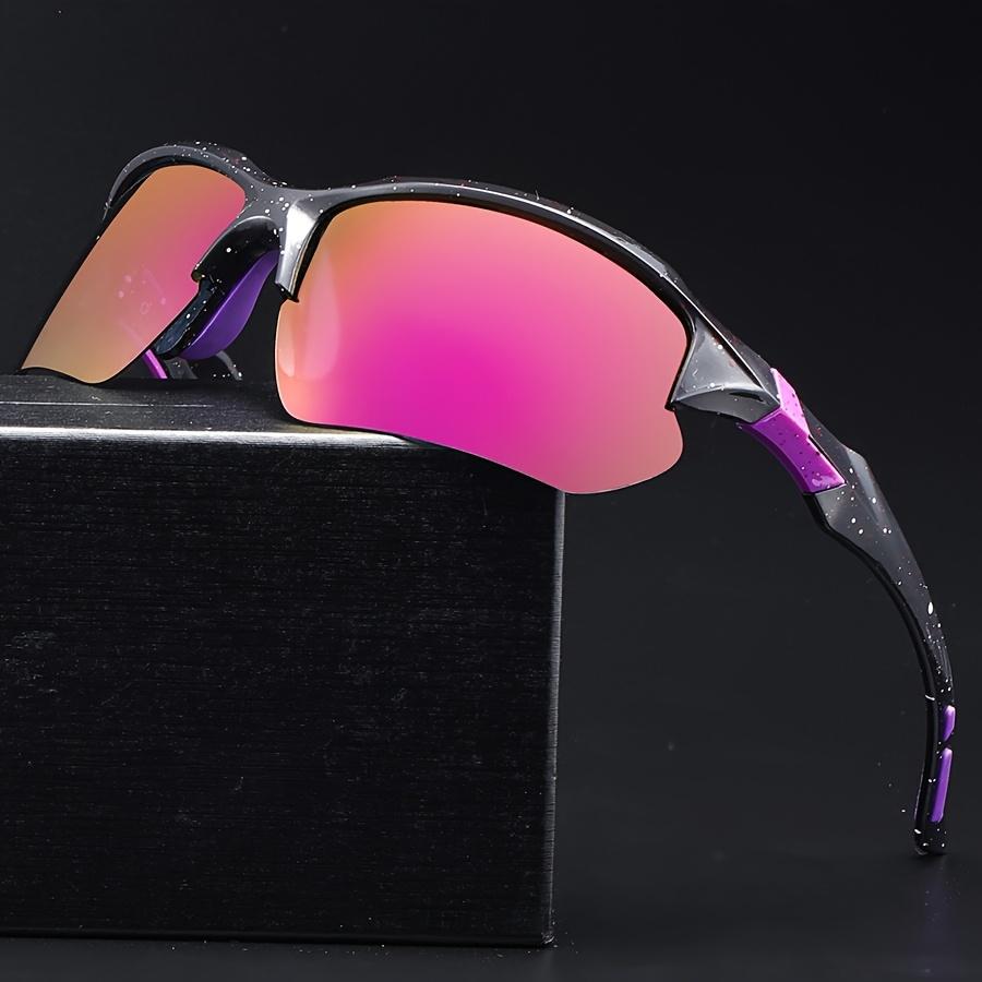 

Fashion Dream Mirror Women S Glasses Purple Polka Dot Semi-Rimless Eyeglasses