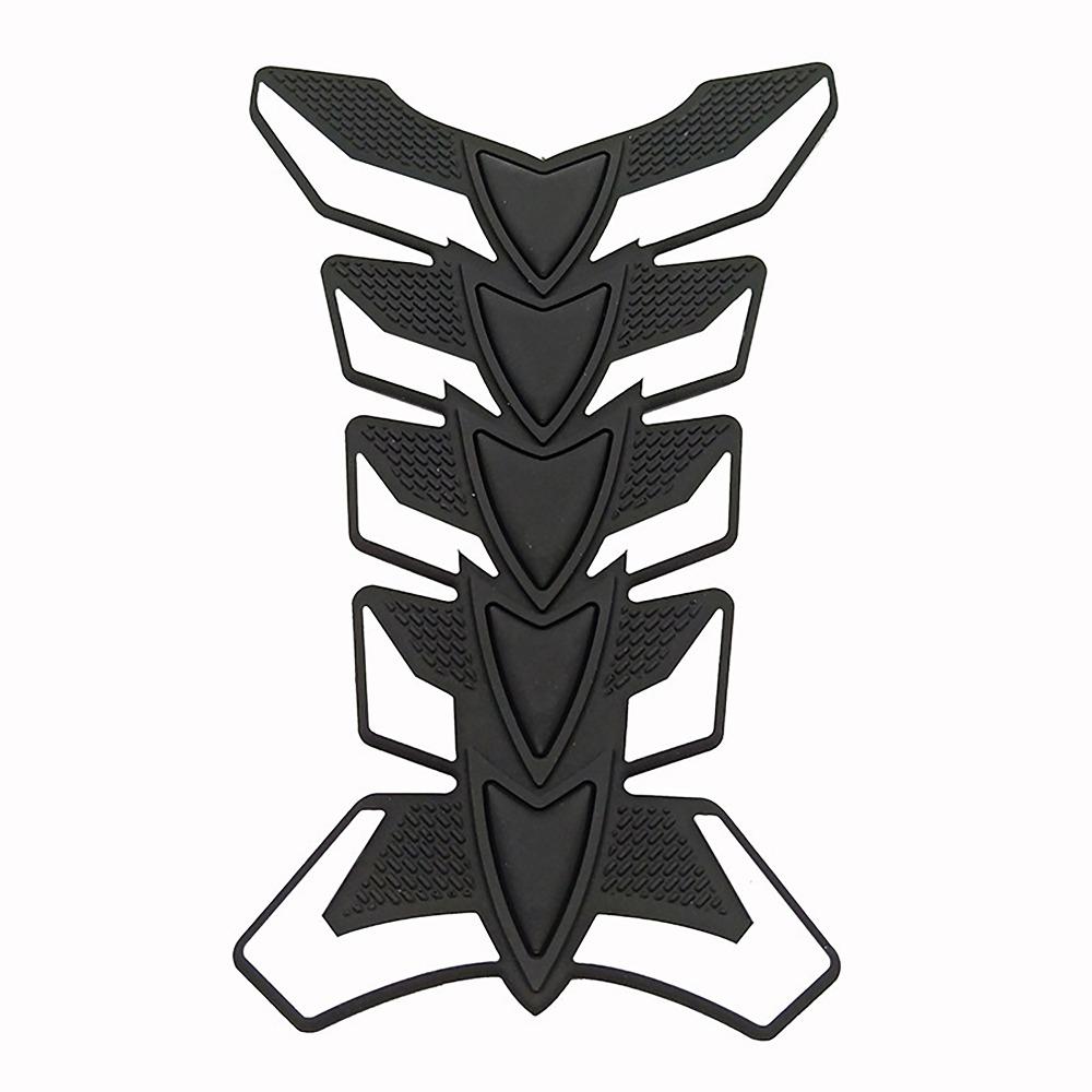 3D Scratch Covering Decals Fish Bone Shape Gas Fuel Oil Tank Pad Motorcycle Tank Sticker  Universal