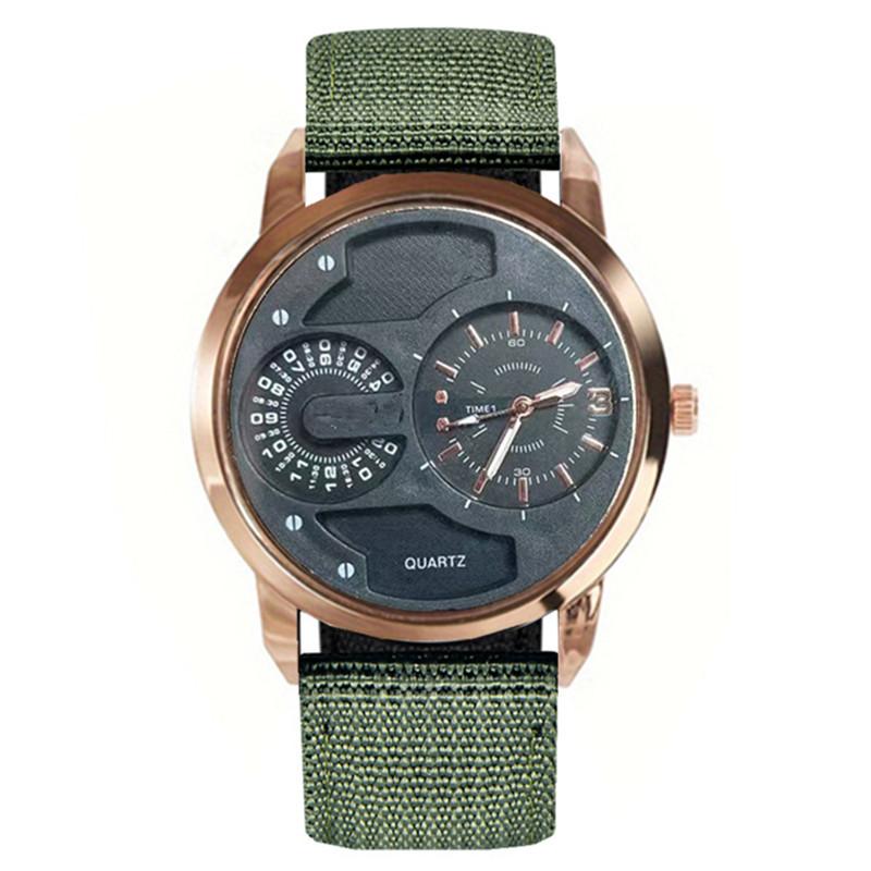 Original Brand Men Watches Boys Fashion Nylon Band Gifts Quartz Watch Black Relogio Masculino Montre Homme Reloj Hombre