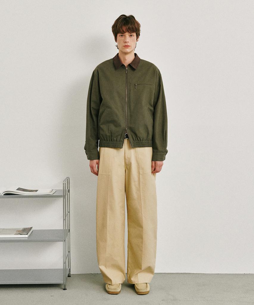 GLW Carpenter Fatigue Cotton Pants Beige