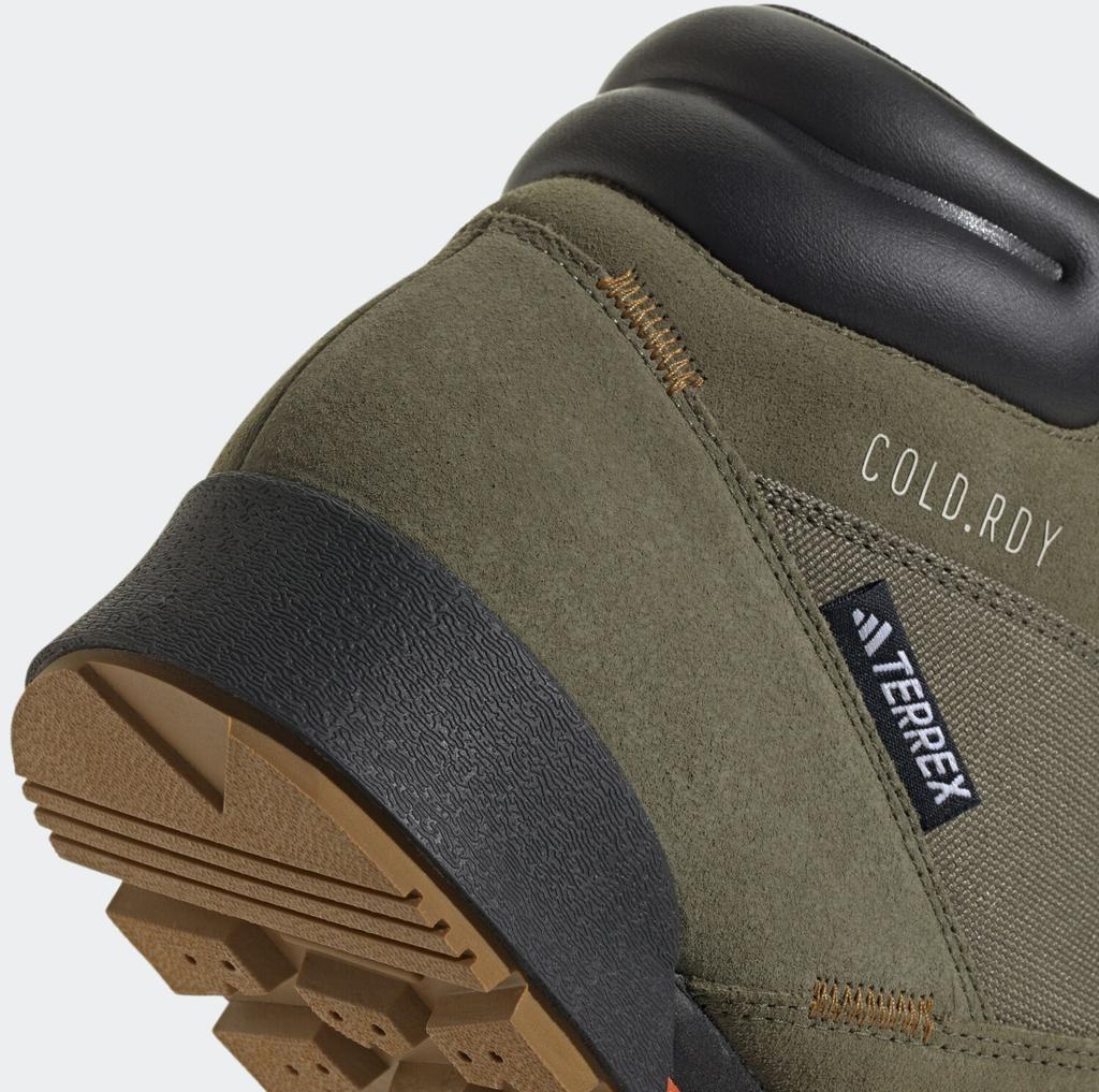 Ботинки треккинговые Adidas Terrex Snowpitch Cold (IH3665) olive strata/bronze strata/semi impact orange