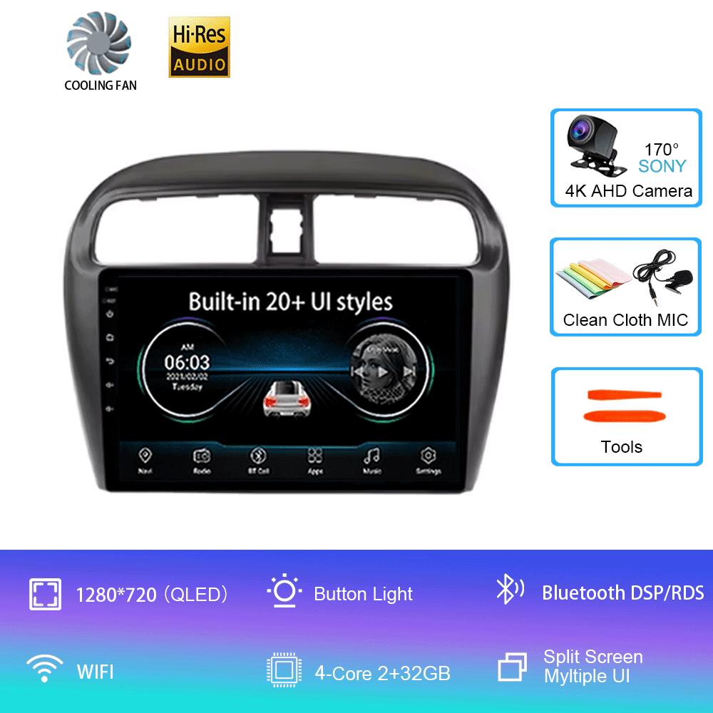 

Android 14 Car Radio For Mitsubishi Mirage Attrage 2012-2018 Space Star 2014 Gps Navigation Stereo Multimedia CHINA