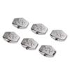 6Pcs Guitar Tuning Peg Tuners Button Machine Head Replacement Buttons Knob Metal Carved Big Square