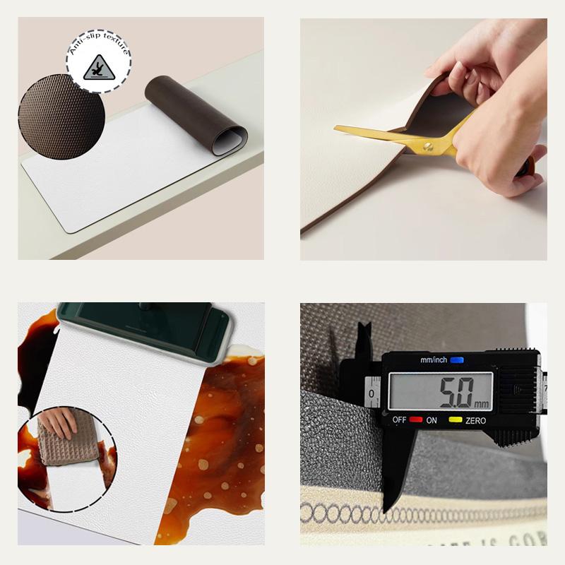 Geometric Pattern Kitchen Carpet Retro Floral PVC Carpets Plaid Ethnic Style Floor Mat Waterproof Non-slip Mats Anti-scratch Rug