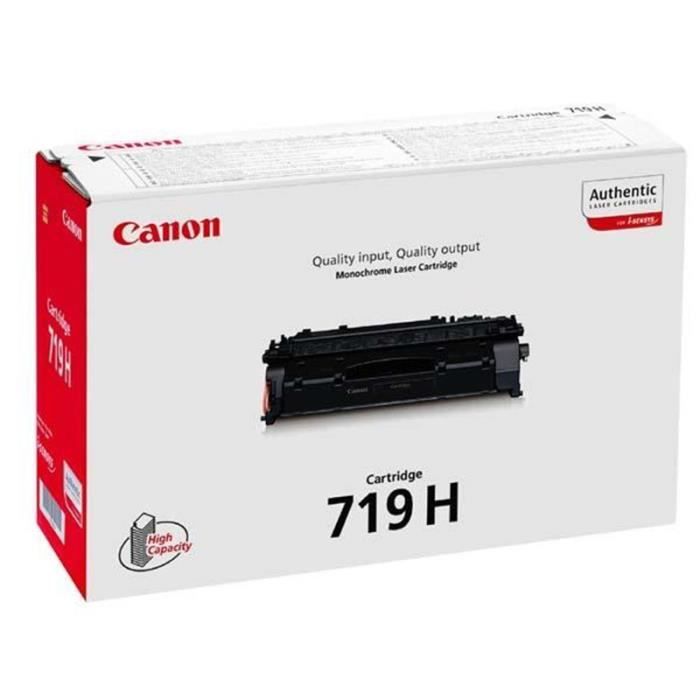 Cartouche de toner noir Canon 719H pour ImageCLASS MF5980dw - Rendement élevé jusqu'à 6 400 pages