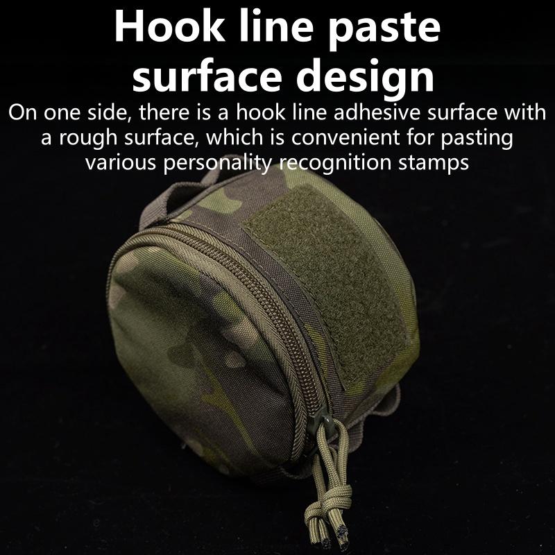 Gas Canister Cover Bag Outdoor Camping Gas Tank Protective Case Protector Wrap Portable MOLLE Webbing YKK Zipper Smoothly Pulls